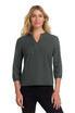 Mercer+Mettle-®--Women's-Stretch-Crepe-3/4-Sleeve-Blouse-MM2011-6