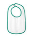 Rabbit Skins   Infant Contrast Trim Terry Bib. RS1003