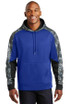 Sport-Tek ®  Sport-Wick ®  Mineral Freeze Fleece Colorblock Hooded Pullover. ST231