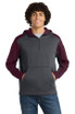 Sport-Tek ®   Tech Fleece Colorblock 1/4-Zip Hooded Sweatshirt. ST249