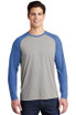 Sport-Tek  ®  PosiCharge  ®  Long Sleeve Tri-Blend Wicking Raglan Tee ST400LS