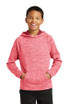 Sport-Tek ®  Youth PosiCharge ®  Electric Heather Fleece Hooded Pullover. YST225