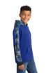 Sport-Tek ®  Youth Sport-Wick ®  Mineral Freeze Fleece Colorblock Hooded Pullover. YST231