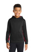 Sport-Tek-®--Youth-Sport-Wick-®--CamoHex-Fleece-Colorblock-Hooded-Pullover.--YST239-18