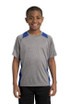 Sport-Tek ®  Youth Heather Colorblock Contender ™  Tee. YST361