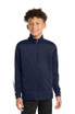 Sport-Tek  ®  Youth Tricot Sleeve Stripe Track Jacket. YST94