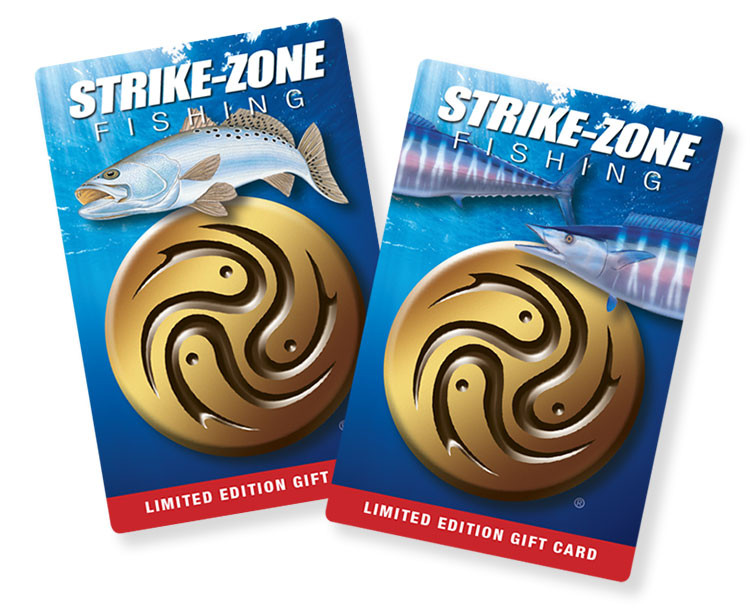 limited edition gift card Strike-Zone Fishing Gift Card