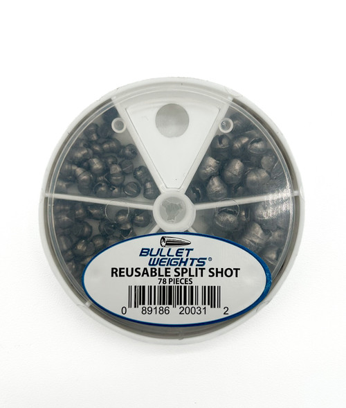 Bullet Weights Split Shot 78pc Multi-Pack