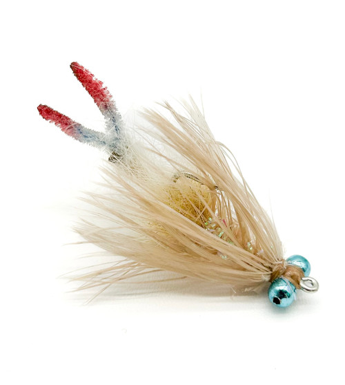 Strong Arm Hackle Crab (Light Blue Crab) - Tied by Collin Morrill