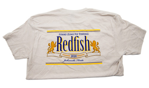S-Z Fly Redfish Cerveza SS T-Shirt - Sand
