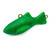 Rubber Coated Fish Weight - Green