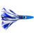 C&H Wahoo Whacker Feather Lure (Blue/White Feather Skirt)