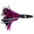 C&H Wahoo Whacker Feather Lure (Black/Purple Feather Skirt)