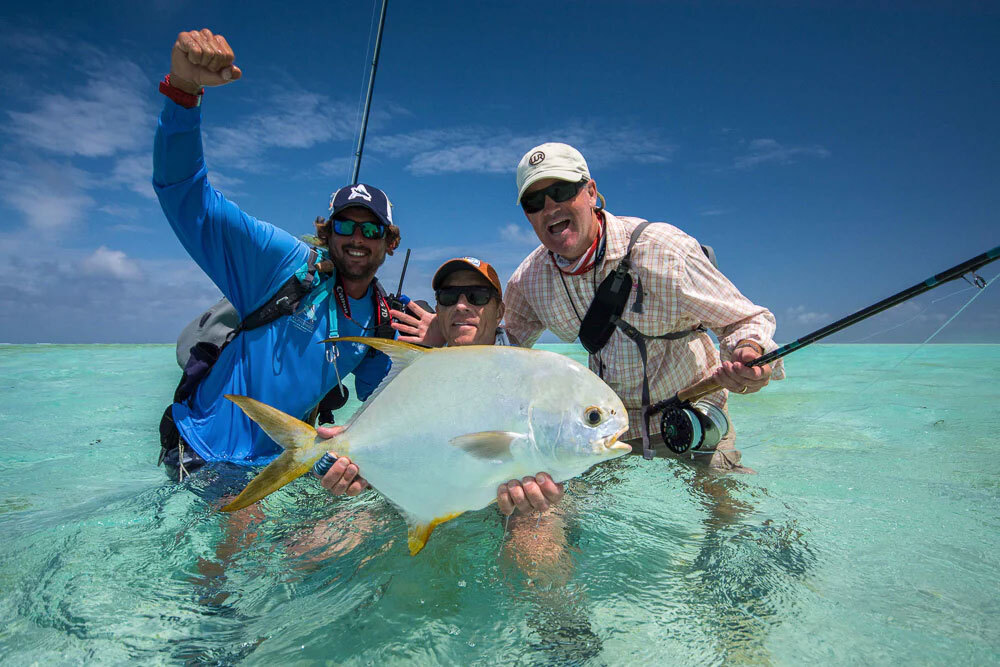 Three man permit at Alphonse Island.