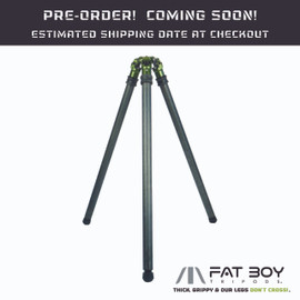 FatBoy Tripods Elevate 2 Section Tripod, Fatboy Tripods, High Quality Shooting tripods, Collapsed, Legs Dont Cross, Side View, Carbon Fiber Tripod FatBoy Tripods Elevate 2 Section Tripod, Fatboy Tripods, High Quality Shooting tripods, Collapsed, Legs Dont Cross, Side View, Carbon Fiber Tripod