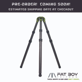FatBoy Tripods Elevate 3 Section Tripod, 850052023027,  Fatboy Tripods, High Quality Shooting tripods, Collapsed, Legs Dont Cross, Side View, Carbon Fiber Tripod, 3 section FatBoy Tripods Elevate 3 Section Tripod, 850052023027,  Fatboy Tripods, High Quality Shooting tripods, Collapsed, Legs Dont Cross, Side View, Carbon Fiber Tripod, 3 section