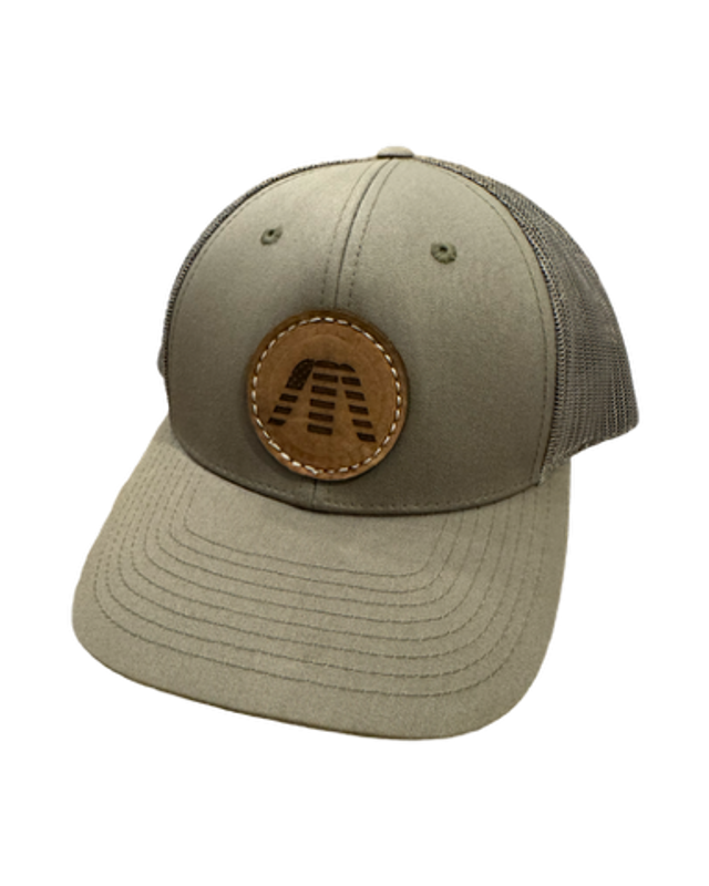 Loden Green - Tan Tripod Patch