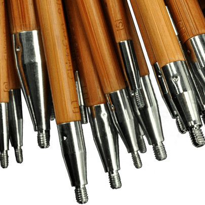 ChiaoGoo Spin Punte Intercambiabili In Bambù 10cm 4.00mm - 1 Pezzo, Finitura Patina Per Ferri Circolari