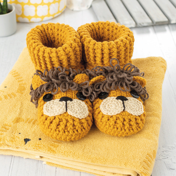 Crochet Animal Slippers by Ira Rott
