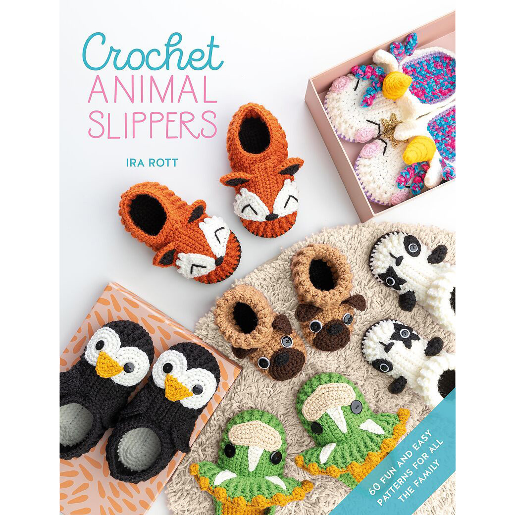 Crochet Animal Slippers by Ira Rott - Main Image