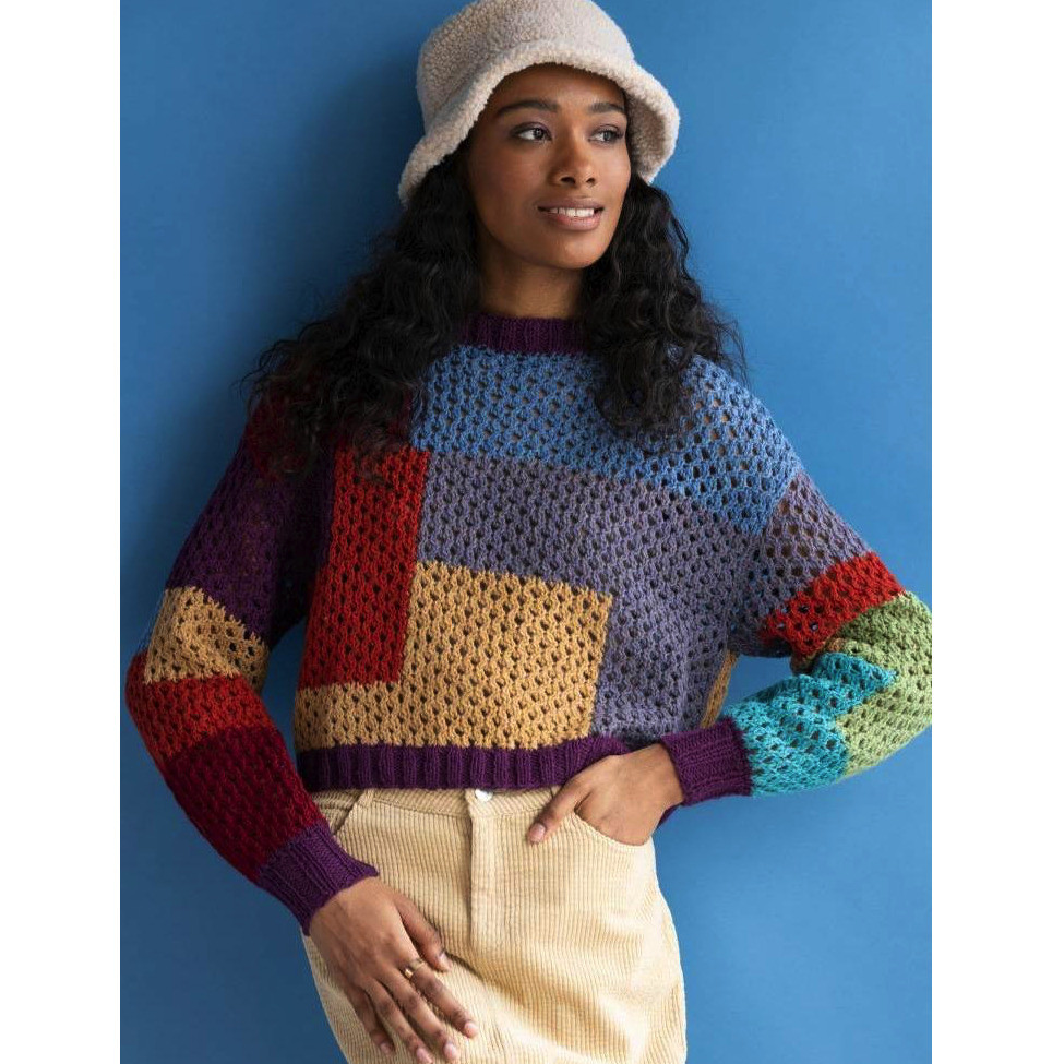 Queensland Becky Sweater Knit Kit Wools Of Nations