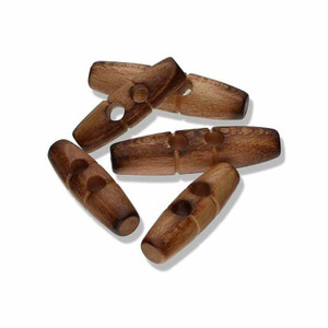 Seco Knopf Wooden Toggle Button 40 mm Seco Knopf Wooden Toggle Button 40 mm