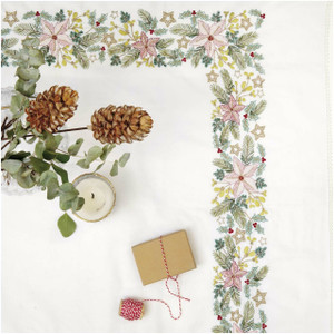 Rico Star Wreath Table Runner Embroidery Kit 