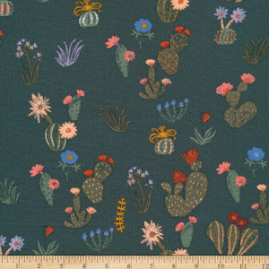 Cloud9 Cloud9 Organic Arid Wilderness Prickly Florals Green Cloud9 Cloud9 Organic Arid Wilderness Prickly Florals Green