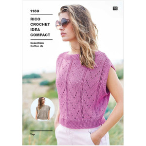 Rico Design Rico Knitting Idea 1189 Boxy Lace Top Rico Design Rico Knitting Idea 1189 Boxy Lace Top