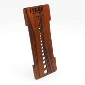 Lykke Rosewood Needle Sizer and Gauge Tool Lykke Rosewood Needle Sizer and Gauge Tool