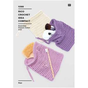 Rico Design Rico Crochet Idea 1099 Mesh Pouches Rico Design Rico Crochet Idea 1099 Mesh Pouches