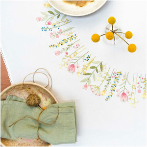 Rico Design Spring Wreath Tablecloth Embroidery Kit 95x95cm Rico Design Spring Wreath Tablecloth Embroidery Kit 95x95cm
