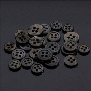 Rico Design Mother Of Pearl Black Button 9-10-11mm Rico Design Mother Of Pearl Black Button 9-10-11mm
