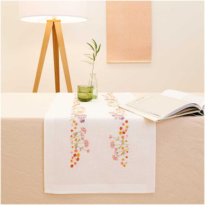 Rico Design Autumn Flower Table Runner Embroidery Kit 45x100cm Rico Design Autumn Flower Table Runner Embroidery Kit 45x100cm