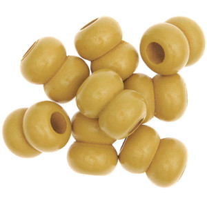 Rico Design Yellow Macramé Beads - Oval Rico Design Yellow Macramé Beads - Oval