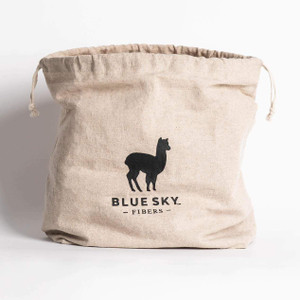 Blue Sky Fibers Blue Sky Fibers Drawstring Project Bag Blue Sky Fibers Blue Sky Fibers Drawstring Project Bag