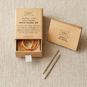 Cocoknits Cocoknits Leather Cord And Needle Stitch Holder Kit Cocoknits Cocoknits Leather Cord And Needle Stitch Holder Kit