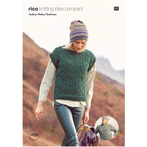 Rico Design Rico Knitting Idea 1059 Sweater, Tank Top and Cardigan Rico Design Rico Knitting Idea 1059 Sweater, Tank Top and Cardigan
