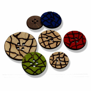 Seco Knopf Coconut Button With Engraved Motif 20-25-34mm Seco Knopf Coconut Button With Engraved Motif 20-25-34mm