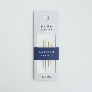 Daruma Daruma Sashiko Needle Set With Threader Daruma Daruma Sashiko Needle Set With Threader