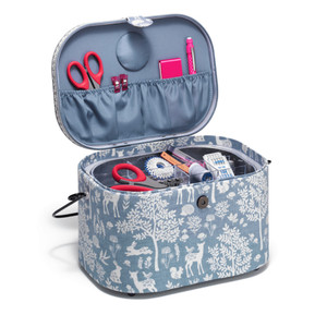 Prym Prym Oval Sewing Basket Woodland Prym Prym Oval Sewing Basket Woodland