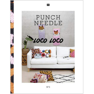 Rico Design Rico Design Punch Needle Book No 3 Loco Loco EN/NL/DE/FR Rico Design Rico Design Punch Needle Book No 3 Loco Loco EN/NL/DE/FR