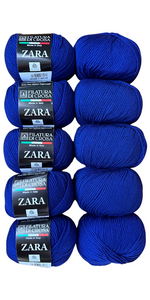 Filatura Di Crosa Zara Zaffiro (1539) Pack Of 10 Filatura Di Crosa Zara Zaffiro (1539) Pack Of 10