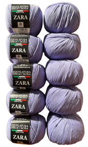 Filatura Di Crosa Zara Lavanda (1529) Pack Of 10 Filatura Di Crosa Zara Lavanda (1529) Pack Of 10