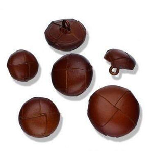 Seco Knopf Leather Football Button 15-18-20-23 mm Seco Knopf Leather Football Button 15-18-20-23 mm
