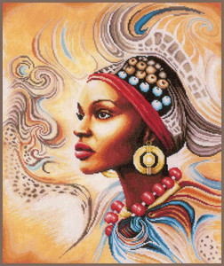 Lanarte Lanarte Mother Africa Cross Stitch Kit