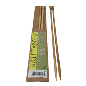 Brittany Wooden Single Point Needles Brittany Wooden Single Point Needles