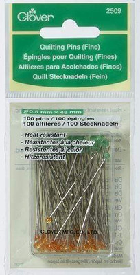 Clover Clover Quilting Pins Fine - 100pcs