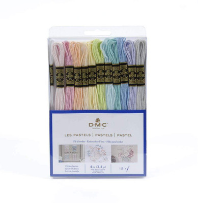 DMC DMC Stranded Cotton Pastels - 12 skeins DMC DMC Stranded Cotton Pastels - 12 skeins