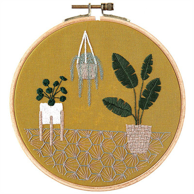 Rico Design Rico Design Urban Jungle Embroidery Kit Slow Evenings